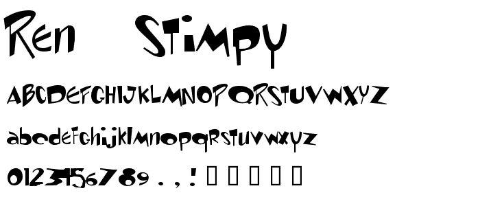 Ren & Stimpy font